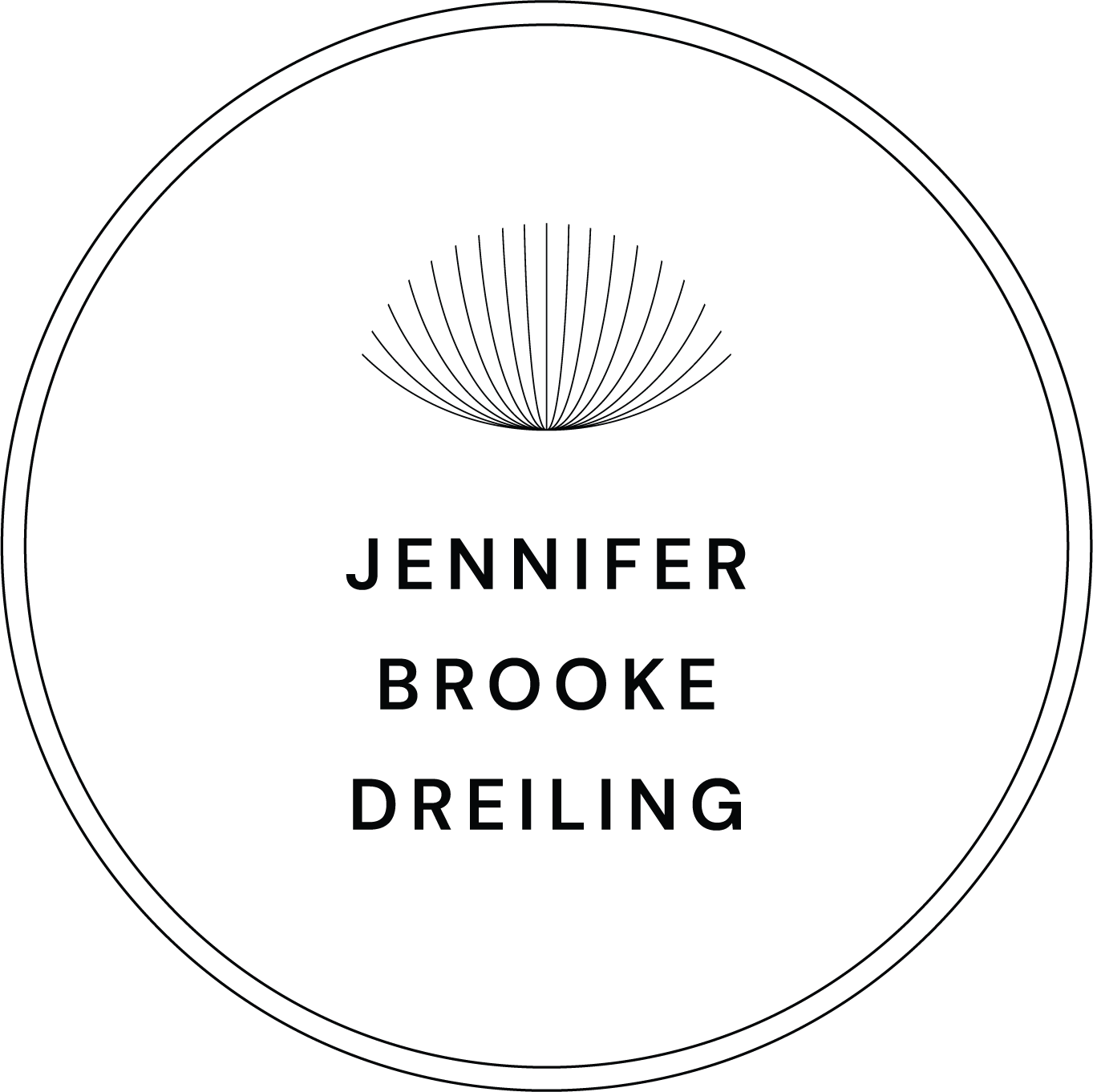 "Jennifer Brooke Dreiling" in a circle logo