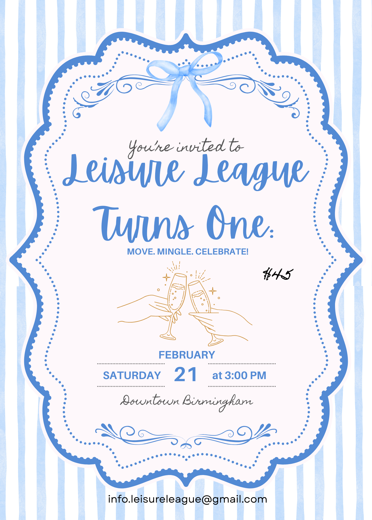 Leisure League Turns One!✨