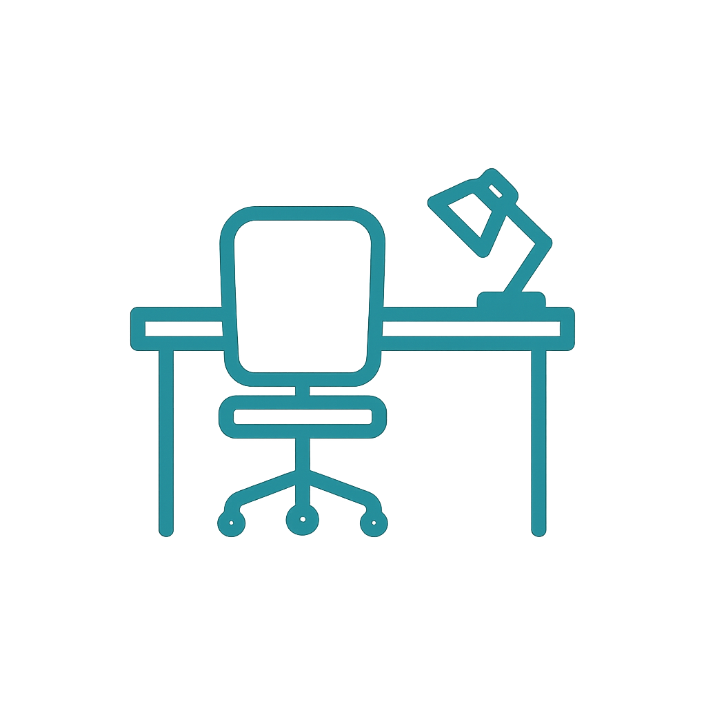 Fully Furnished Offices
Move-in ready therapy rooms and professional workspaces.