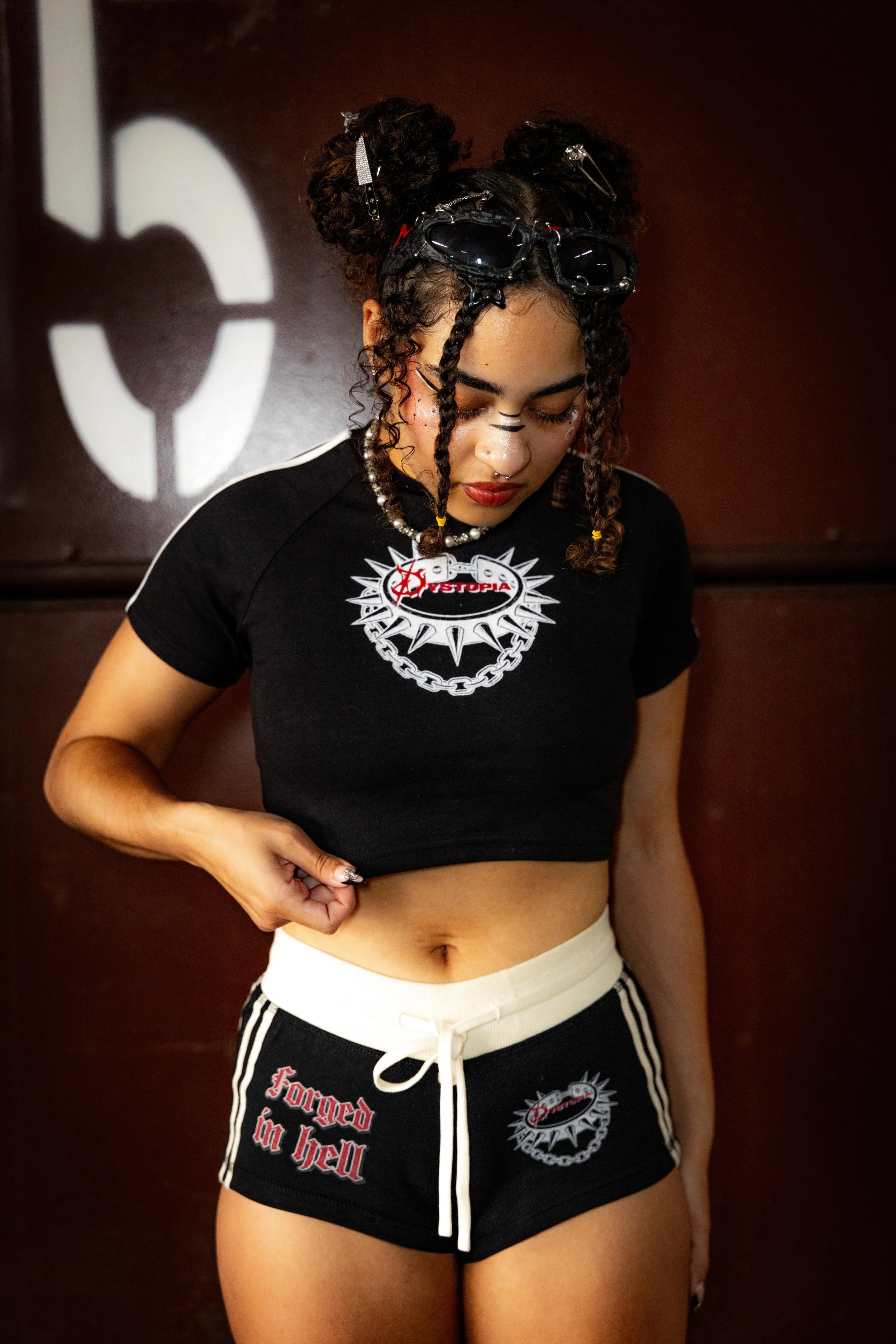 Silence The Horrors Crop Top