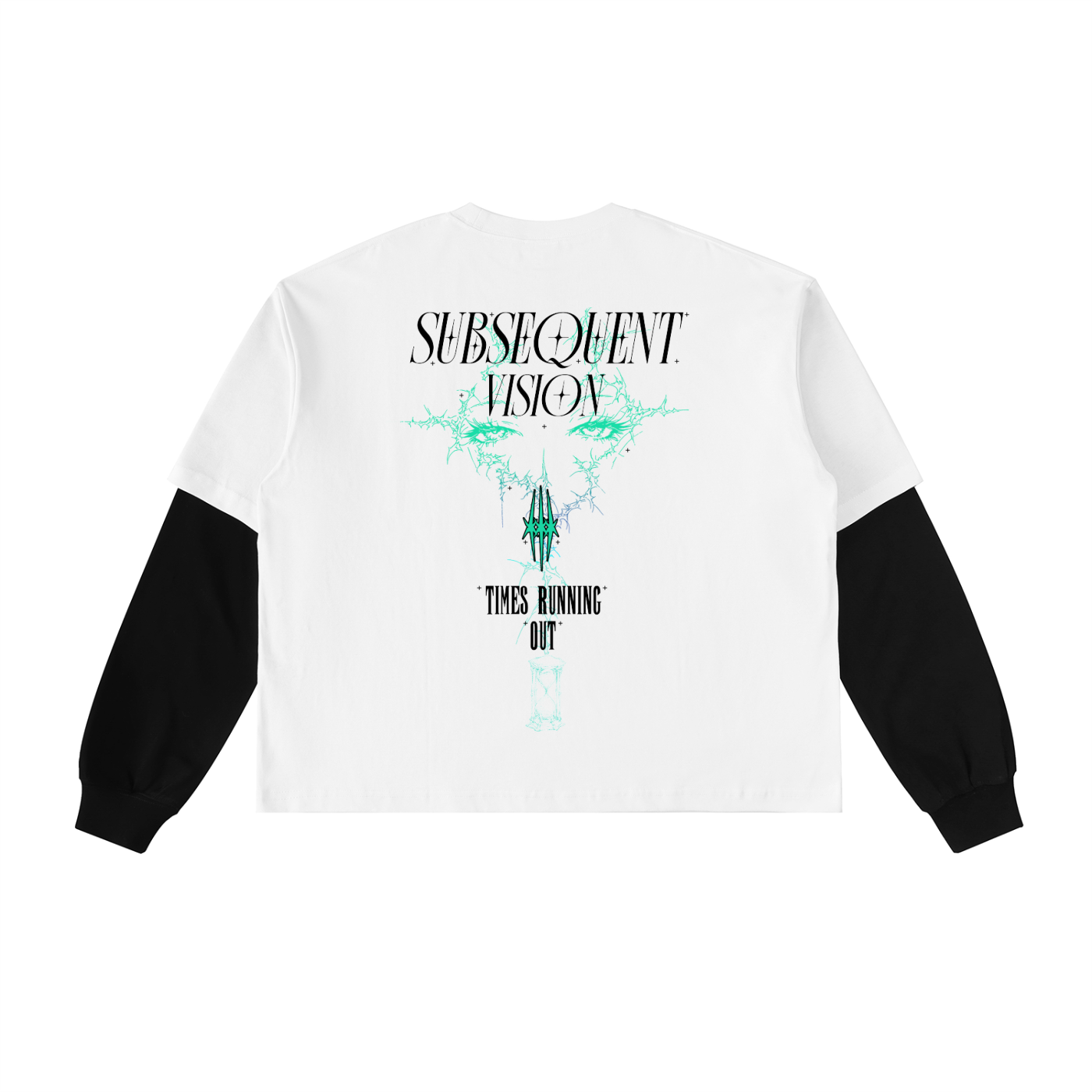 Layered Contrast Sleeve Cotton T-Shirt-mockups-4.png