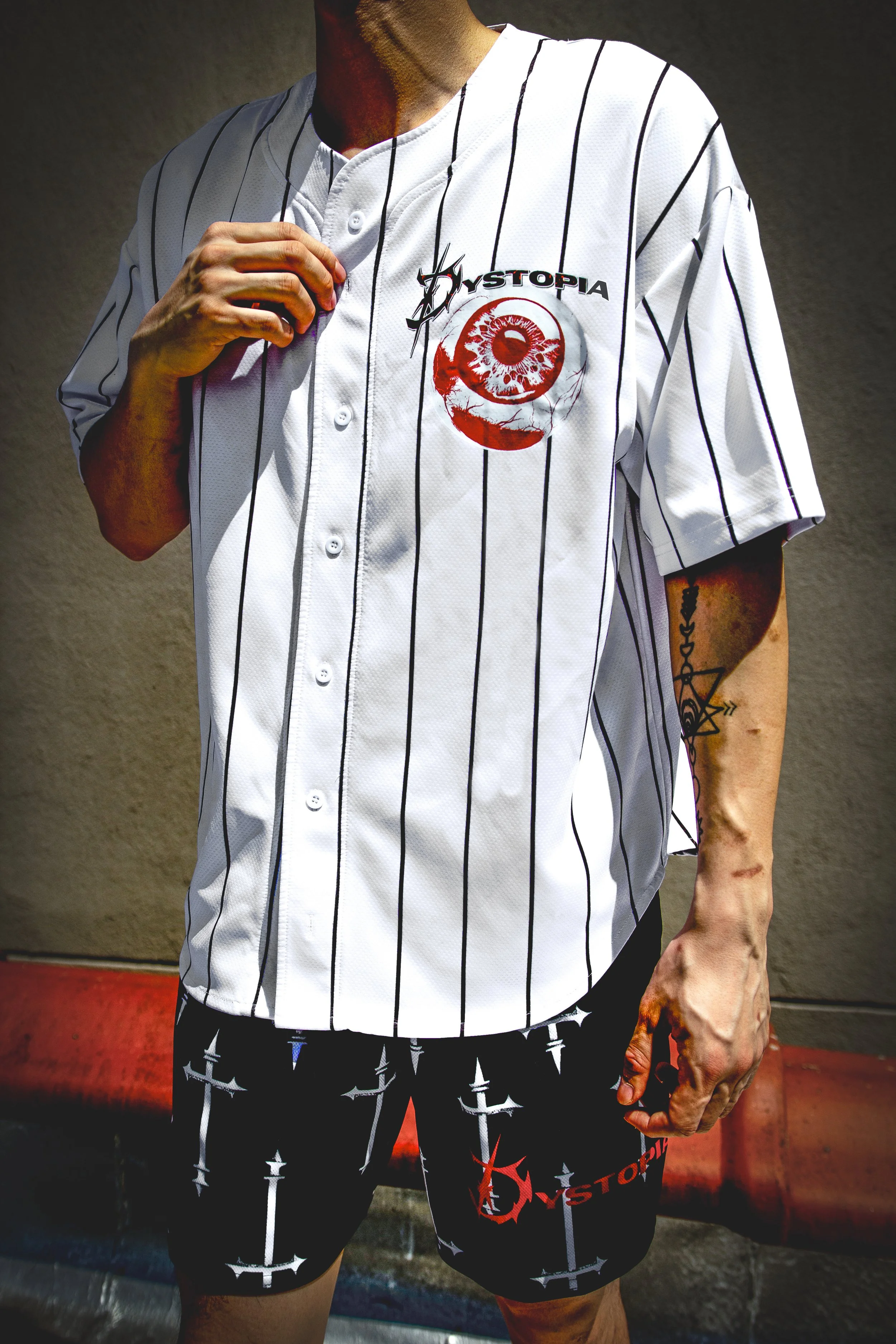 Delusions of Grandeur Baseball Jersey (Red)