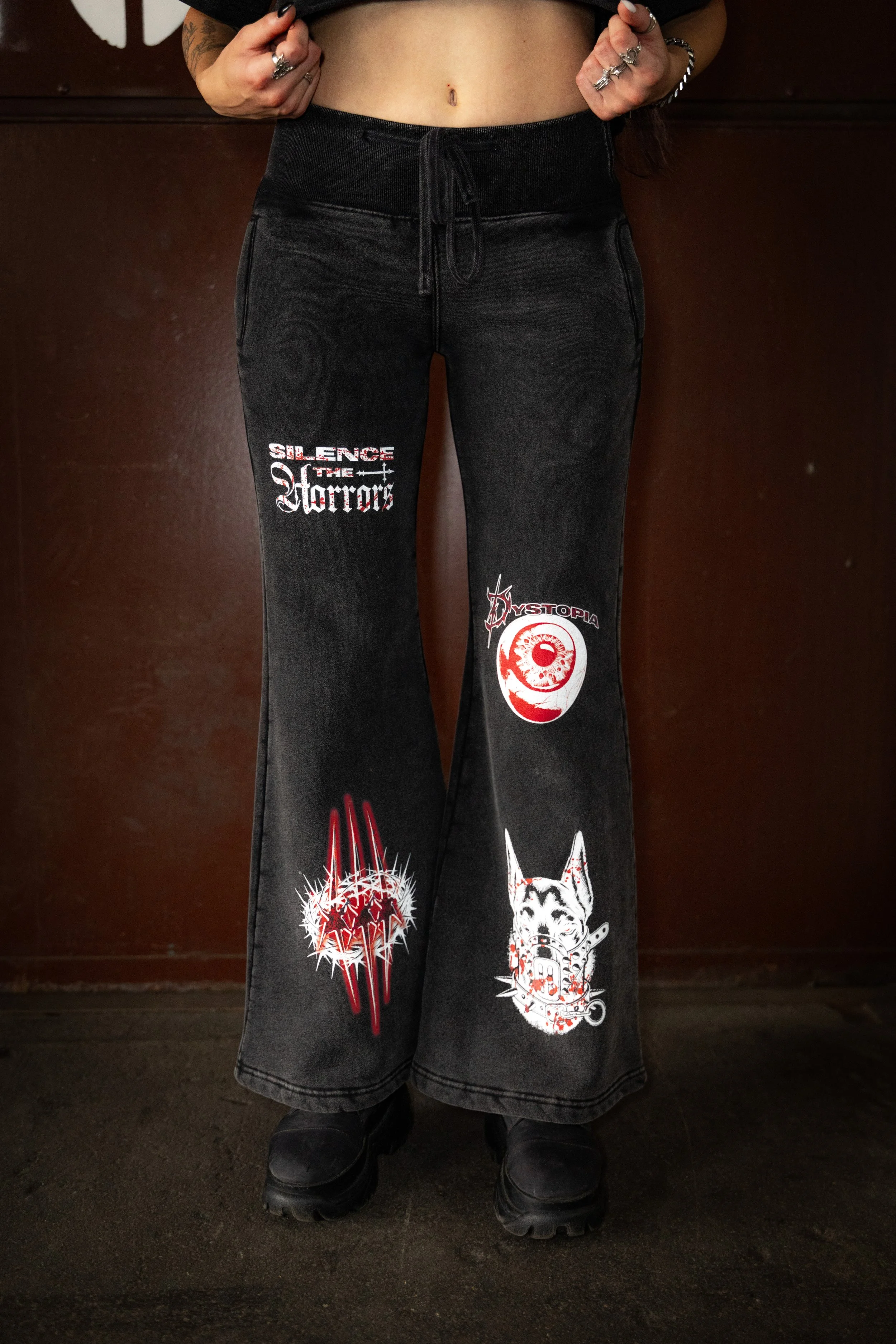 House of Horrors Flared Pants
