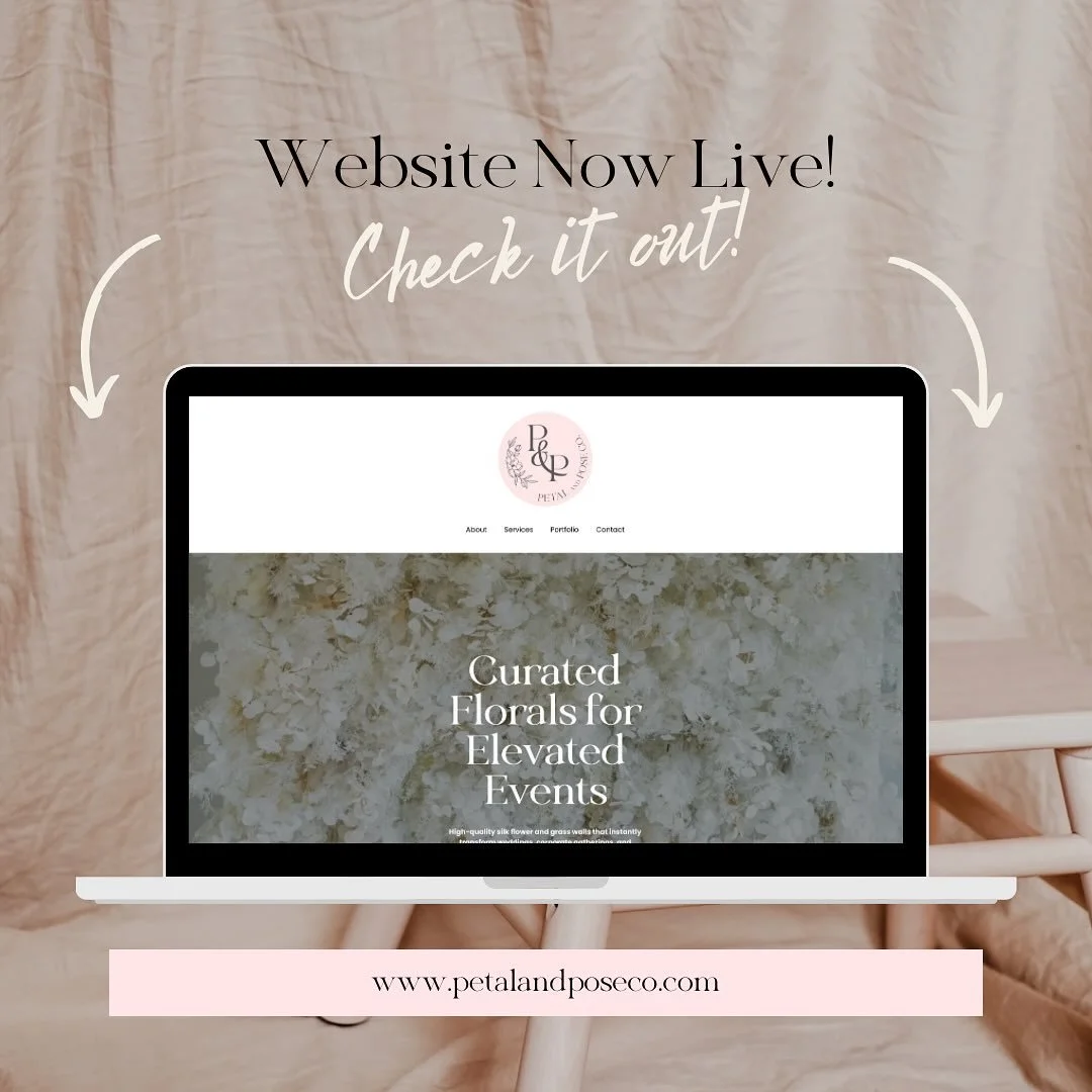 ✨ Big news! ✨ Our website is officially LIVE! 🎉
Petal &amp; Pose Co. is available to book online. Explore our luxury flower walls, perfect for weddings, showers, parties, photoshoots and all your picture-perfect moments.

We&rsquo;d love for you to 