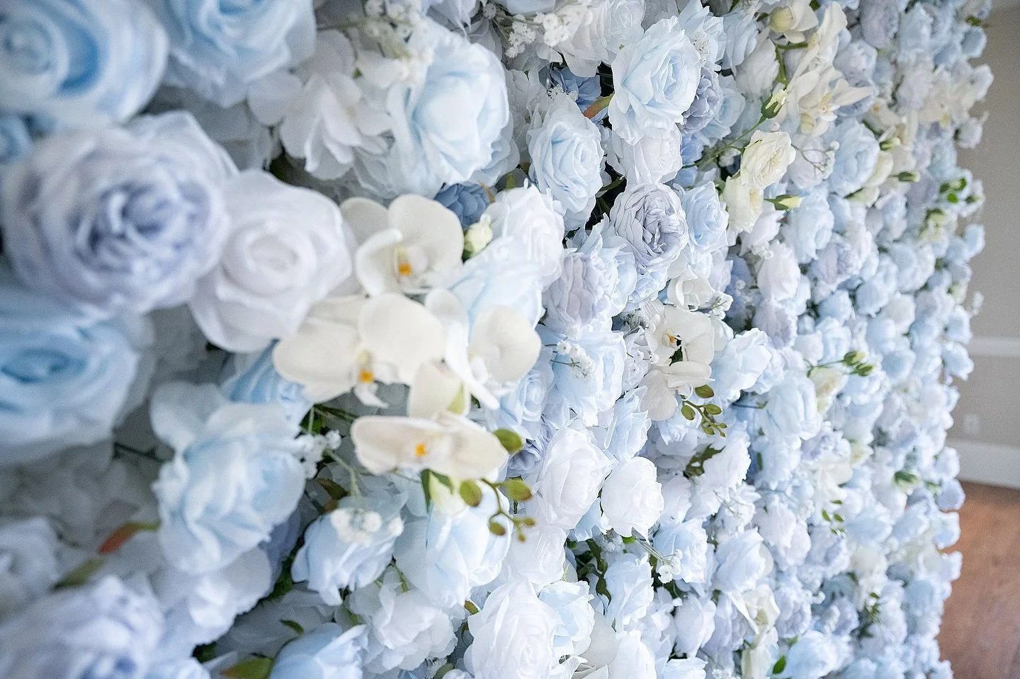 They say every bride needs &ldquo;something blue&rdquo; 💙
Why not make it a flower wall? 😉
Perfect for photos, toasts and memories that last forever.

#WeddingGoals #SomethingBlue #FlowerWallRental #PetalandPoseCo #WeddingInspo #LuxuryBackdrop #Atl