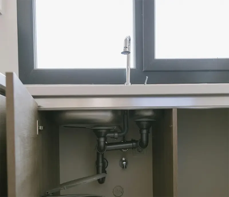 kitchen drain replacement