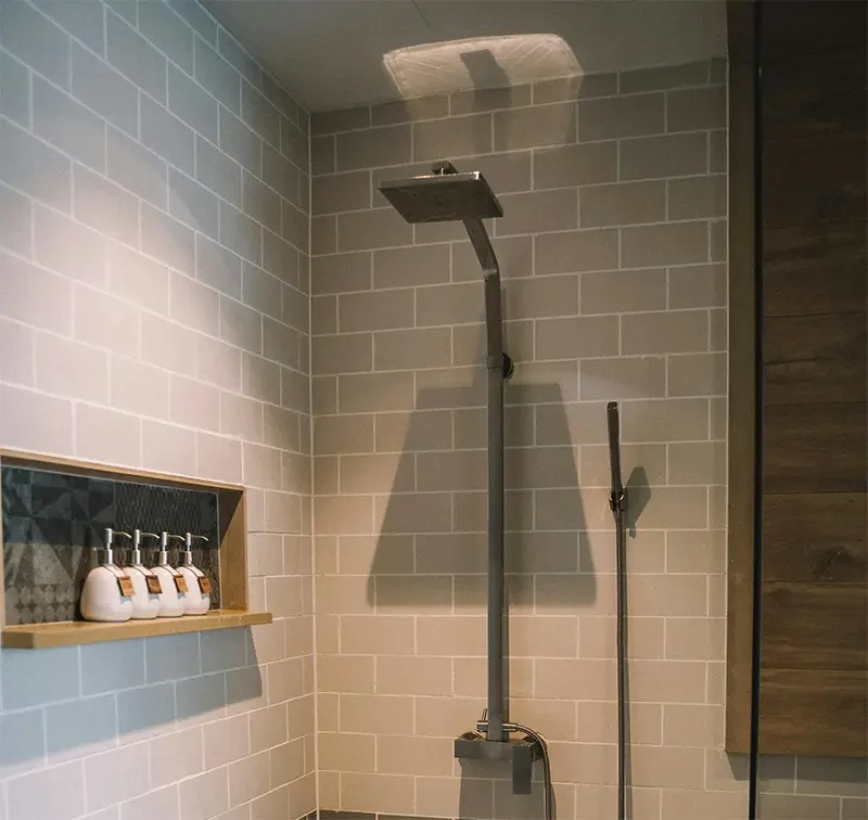 shower tile installation