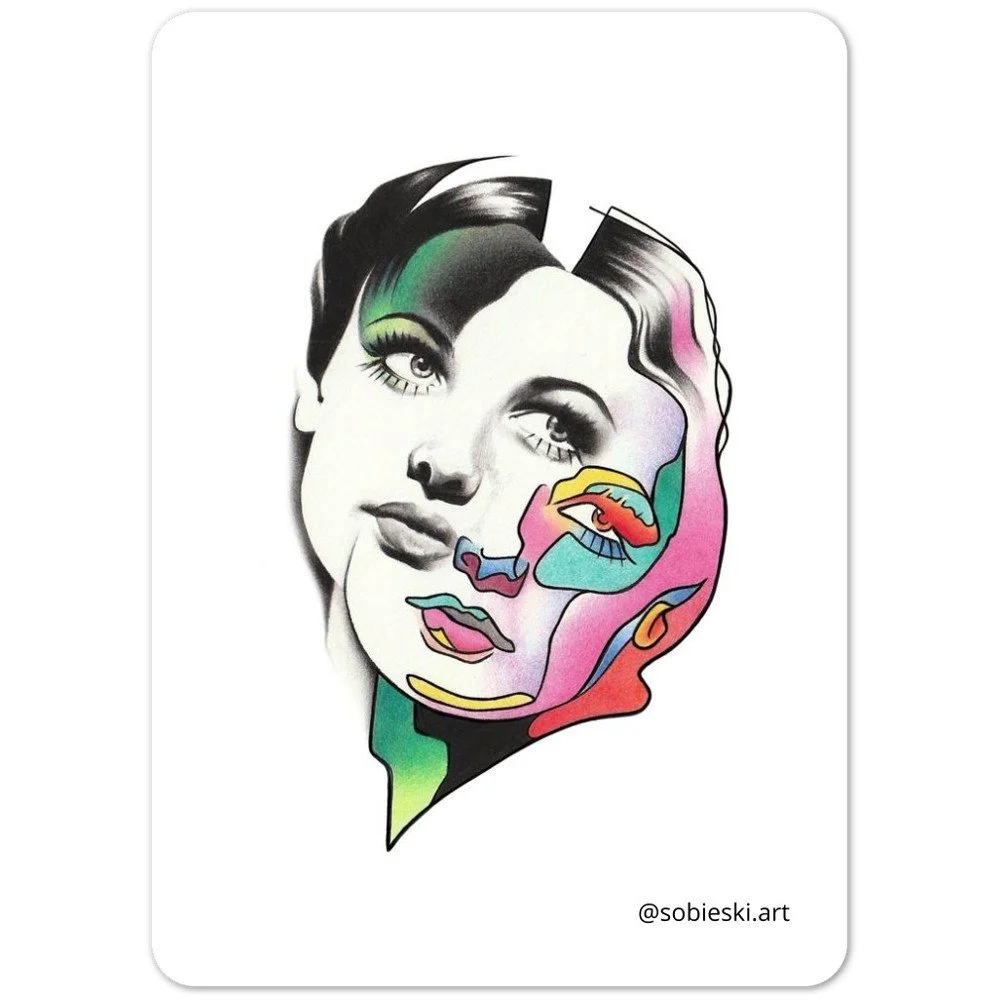 Post Cards 10pack - Flow design