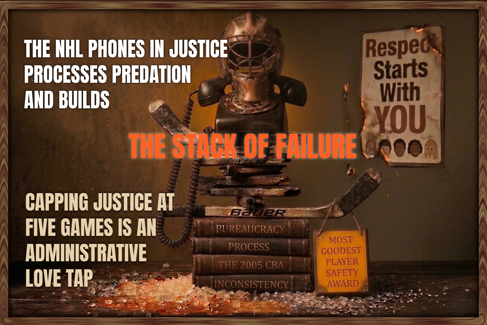 The NHL Department of Player Safety Is Literally Phoning It In