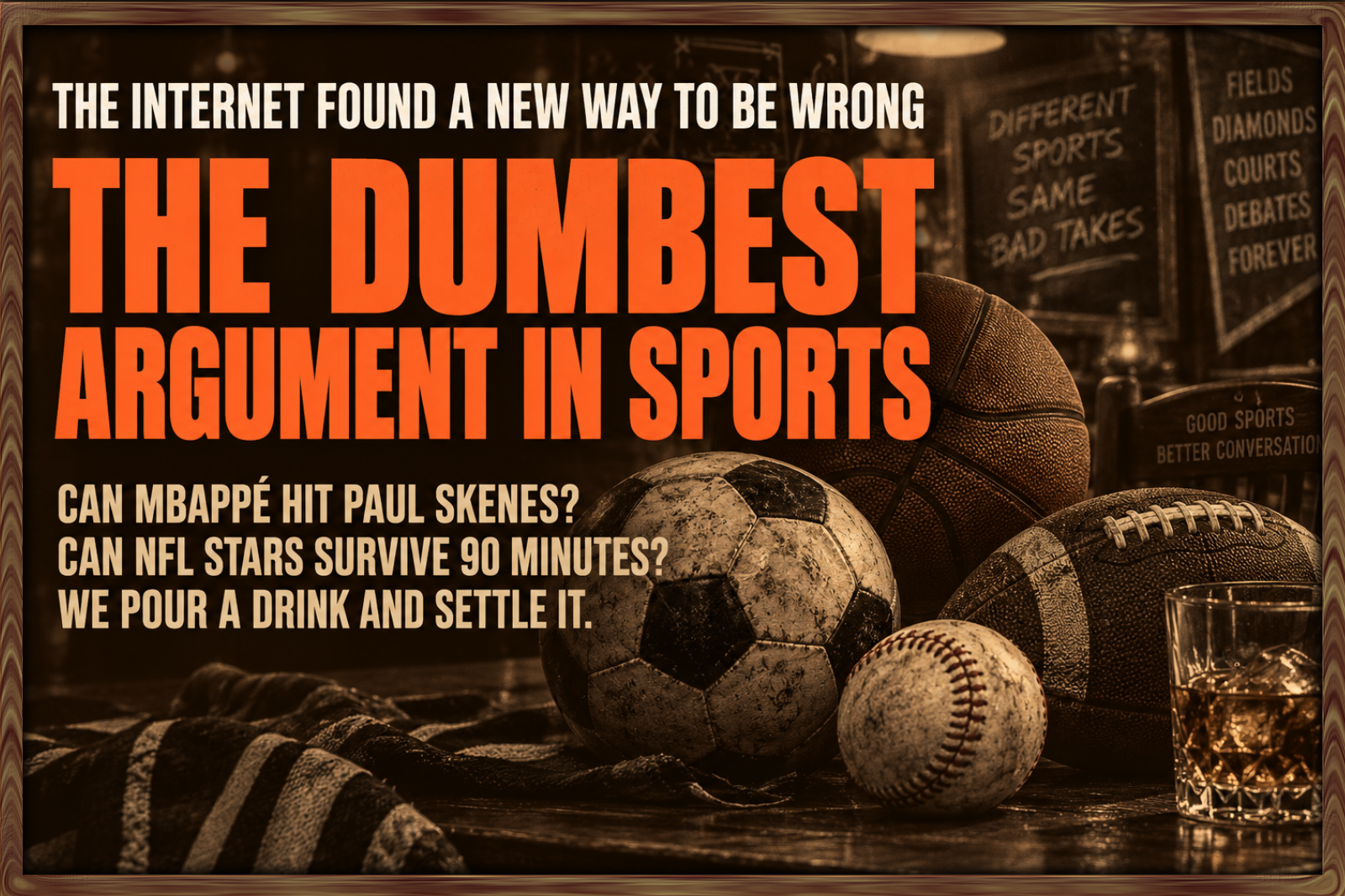 Settling The Dumbest Argument in Sports