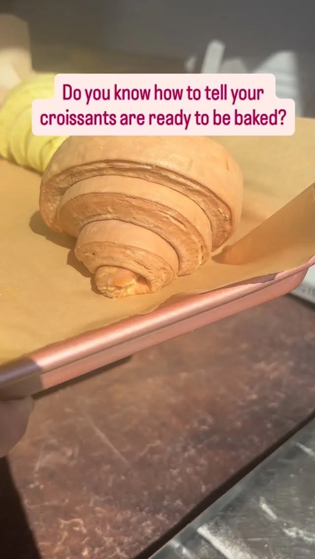 Croissants are a passion project π they require patience, a lot of butter and elbow grease. You have to roll and fold, roll and fold and roll and fold again. It is tedious, but it is so worth it to have crispy, buttery, flaky pastry. The key to know