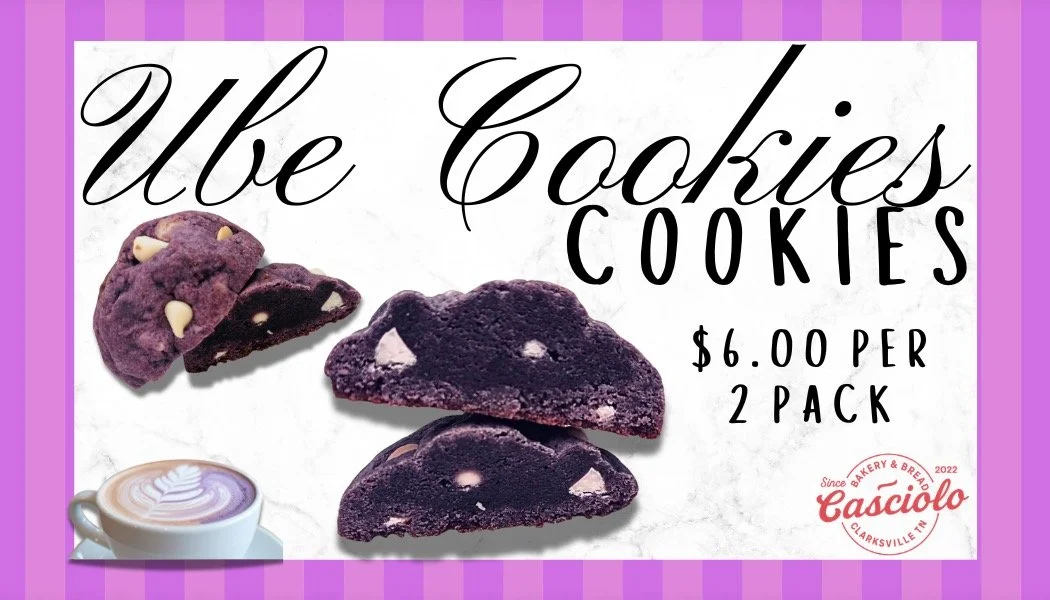 Ube white chocolate chip (2 pack)