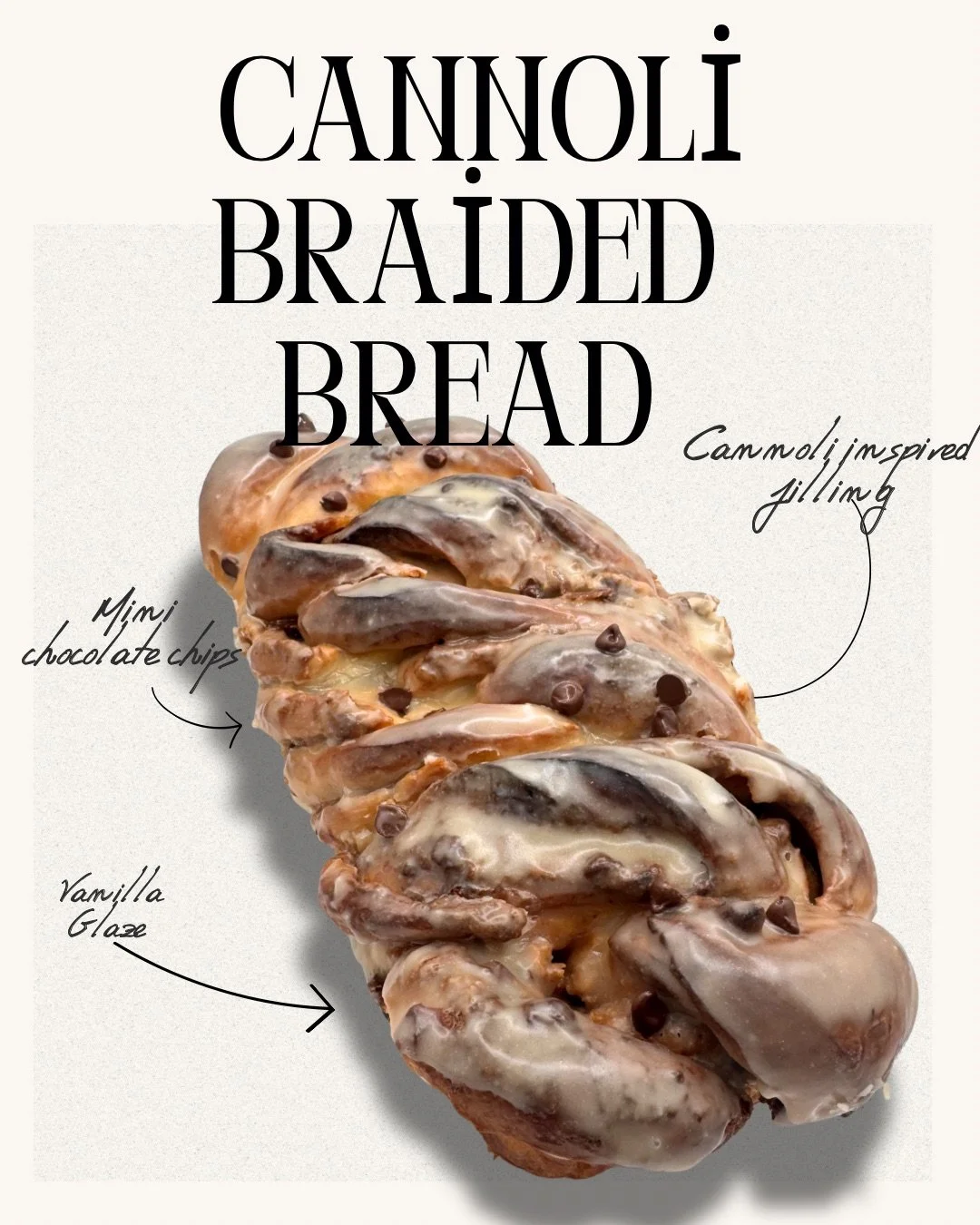 Cannoli Braided Bread