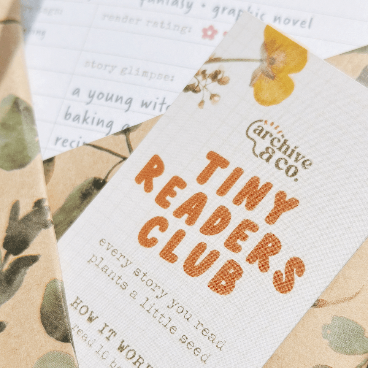 introducing the tiny readers club.