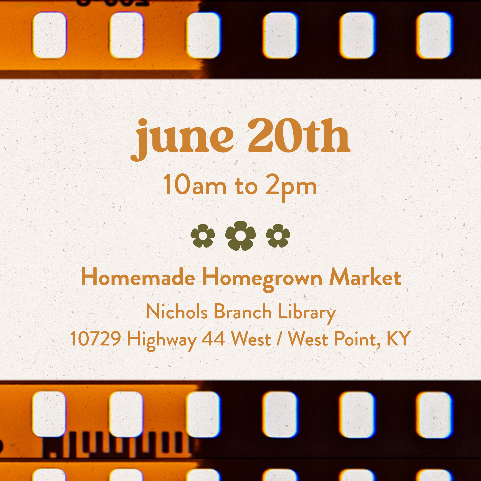 june 20th • homemade homegrown market
