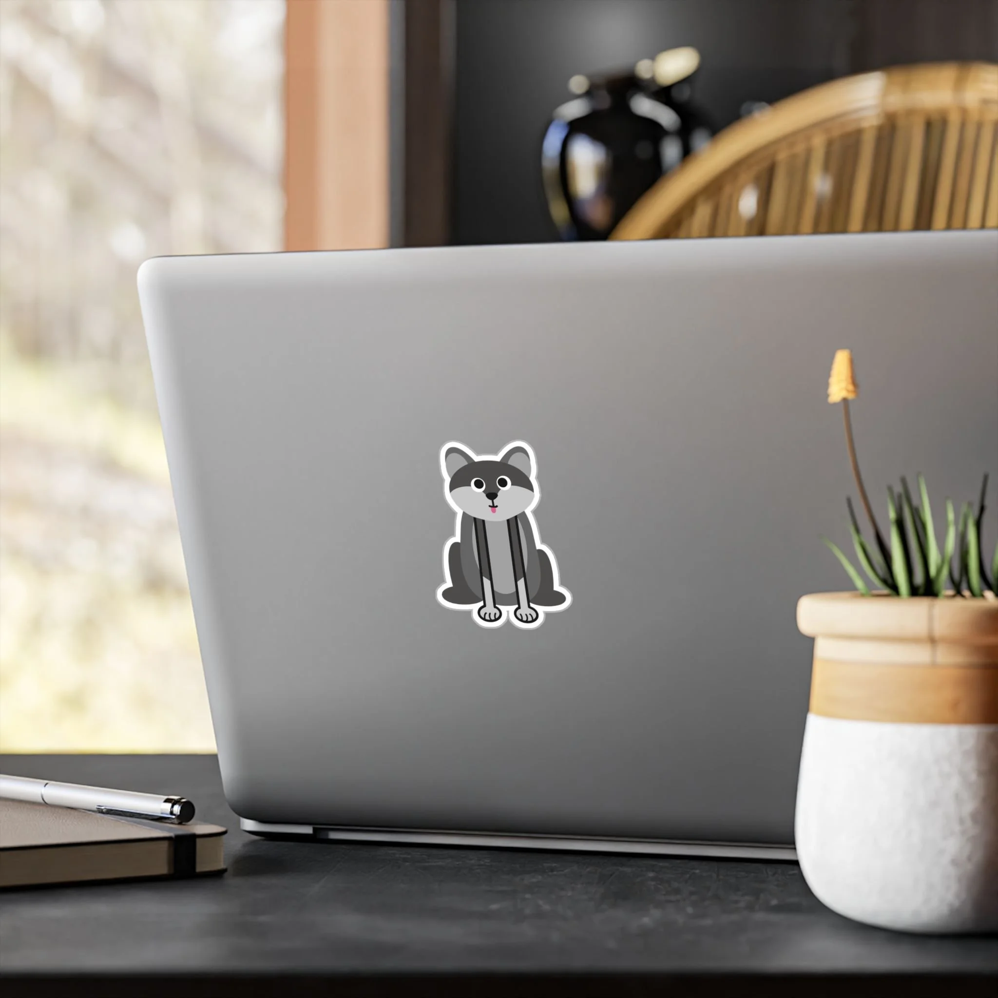 Wolfonzo the Wolf Sticker