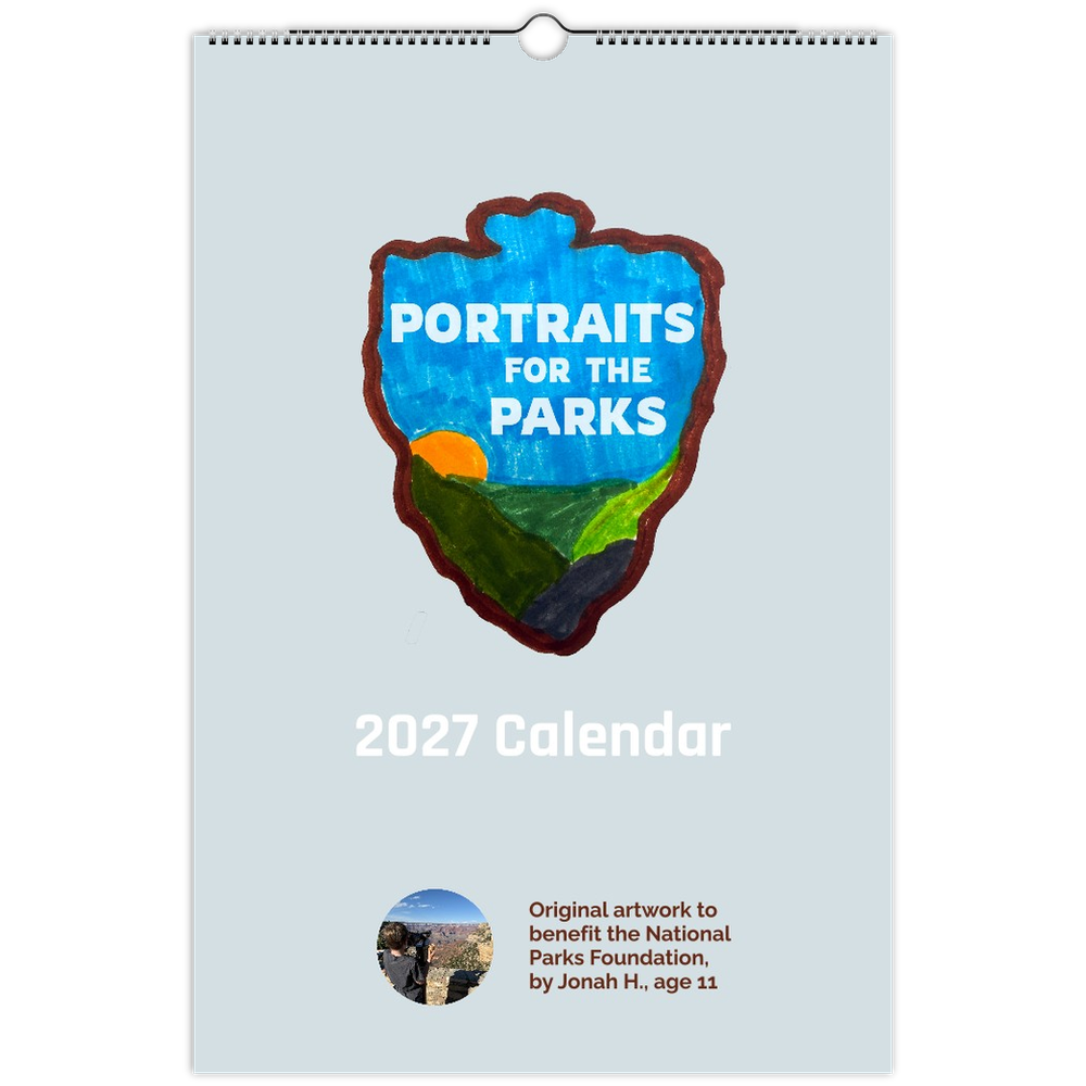 2027 Portraits for the Parks Wall Calendar