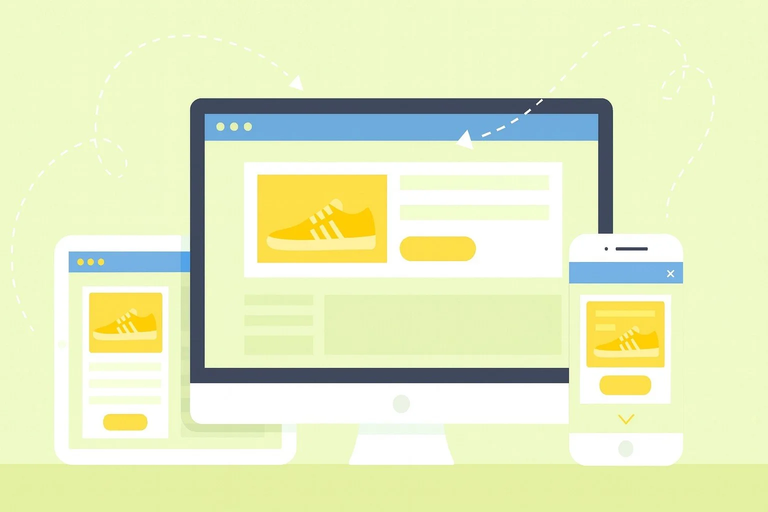 Example of Google Display Ads appearing as banners and image ads across websites and apps.