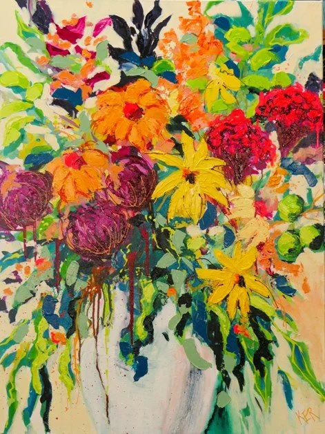 Expressive Florals: Bold, Bright And Liberating Acrylic Painting Workshop with Karen Ritchie