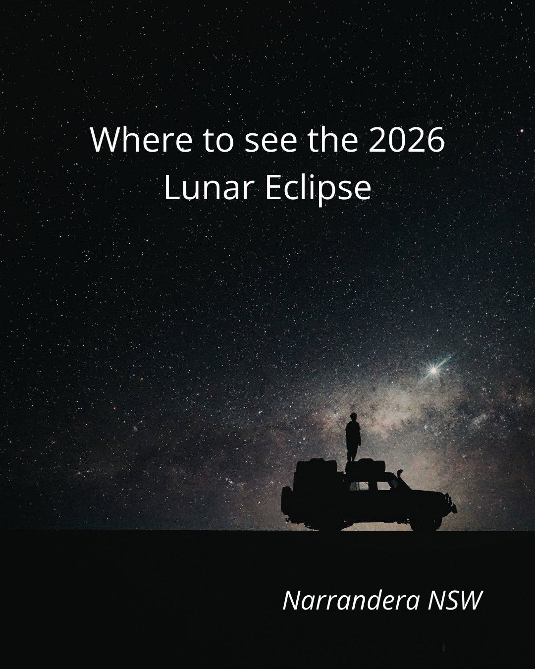 Blood moon over the Riverina? Say less. 

The forecast may be cloudy, but you've got to risk it for the biscuit. It's our last total lunar eclipse until 2029 so you'll find us outside with our thermos and cameras tomorrow night, Tuesday 3 March. 

Fu