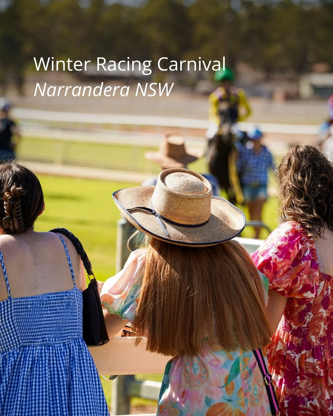 @narranderaraceclubinc's winter racing carnival is almost here 🏇💃🏁 swipe through for the 2026 season line up. 

&bull;&bull;&bull;
#Narrandera #Winter #Racing #HorseRacing #FashionsOnTheField