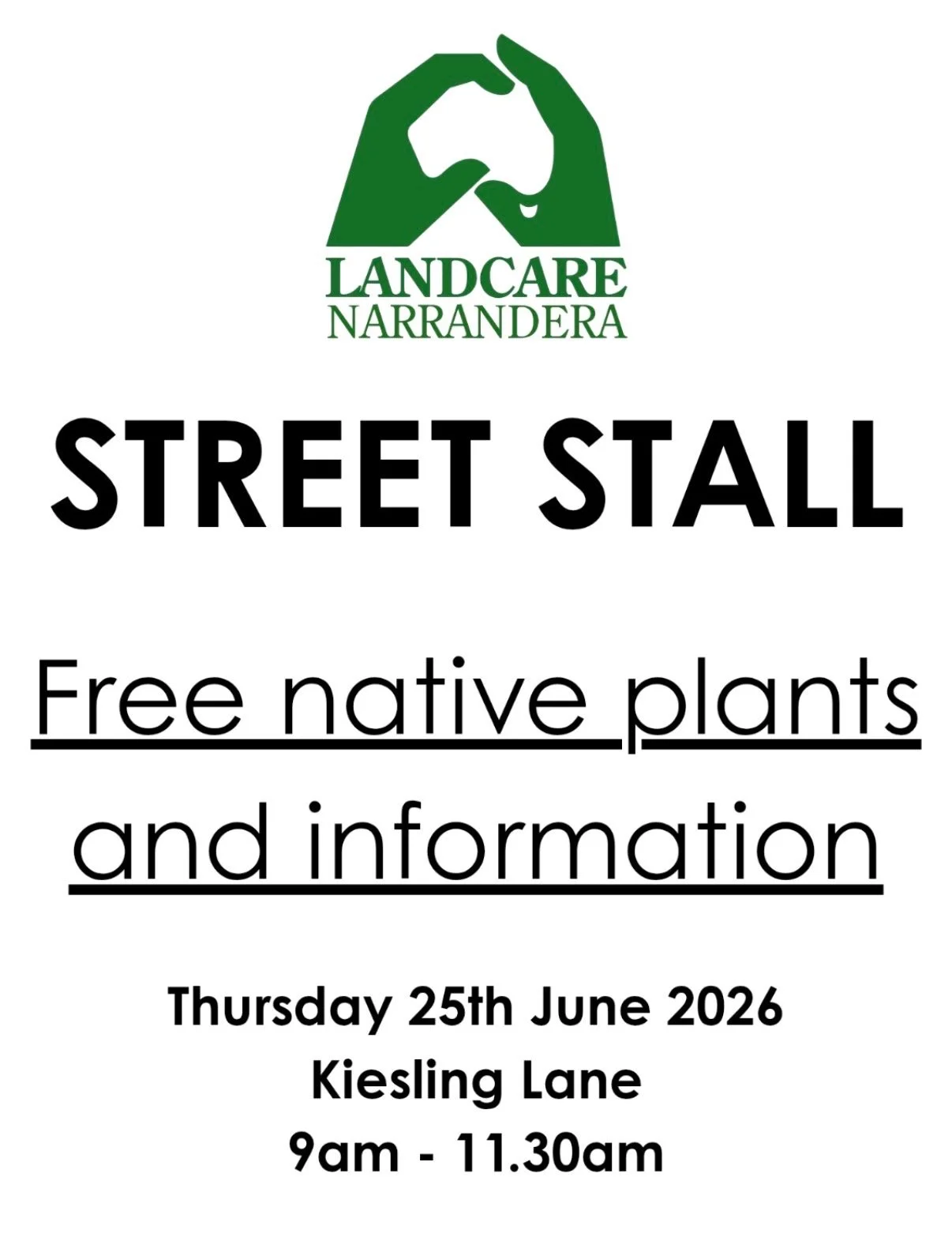 Landcare Street Stall