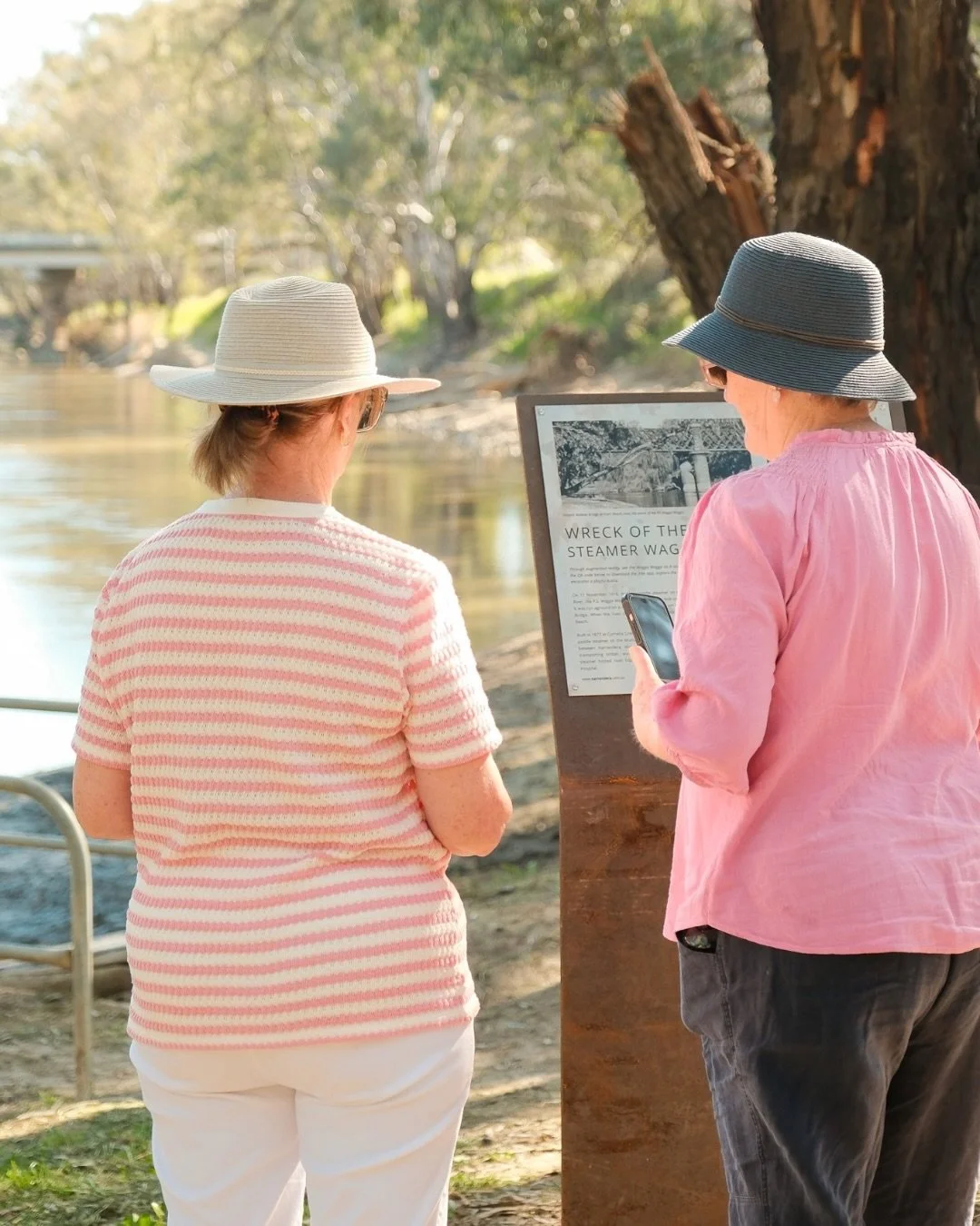 she last sailed the river in 1913&hellip; 🚢✨

download the @imvizar app to see a digital recreation of the ps wagga wagga traverse the murrumbidgee once more, deep dive into the paddle steamer&rsquo;s lore, and learn about her 40 years of service ca
