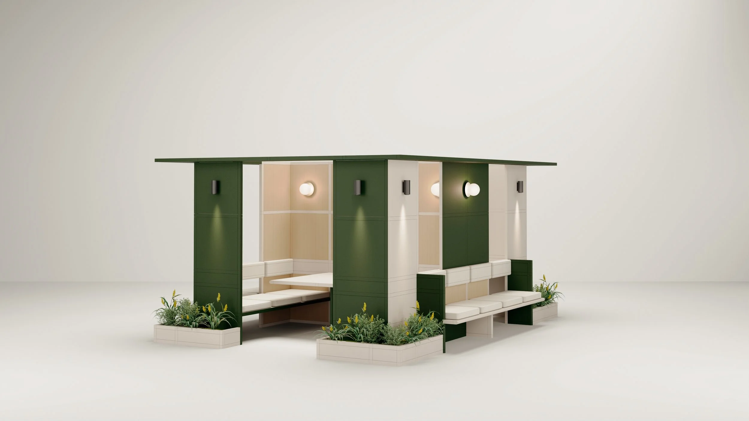 Work Pods+Small Meeting Room Green Perspective 1.jpg