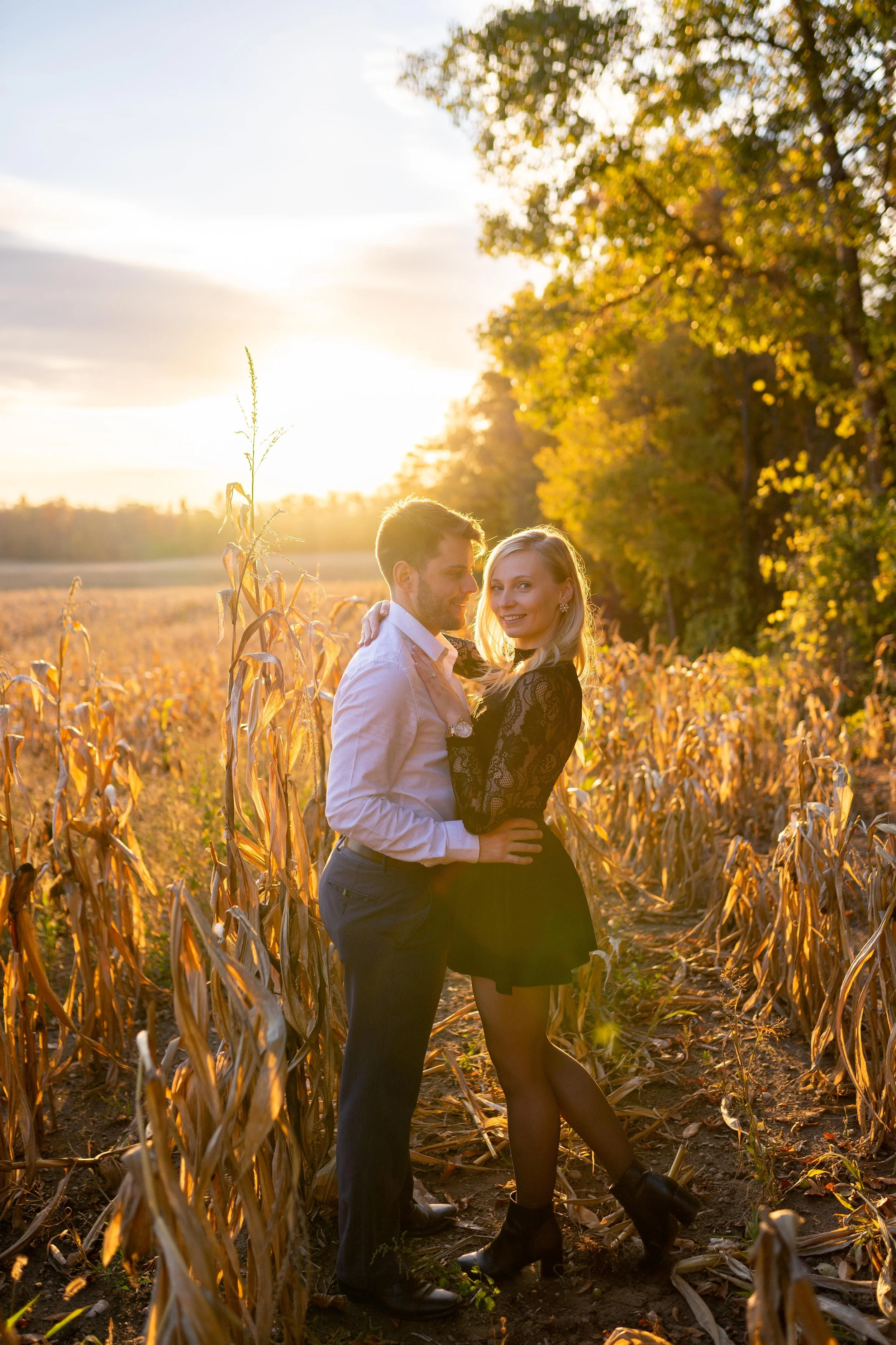 Dryden tract cornfield engagement.jpg