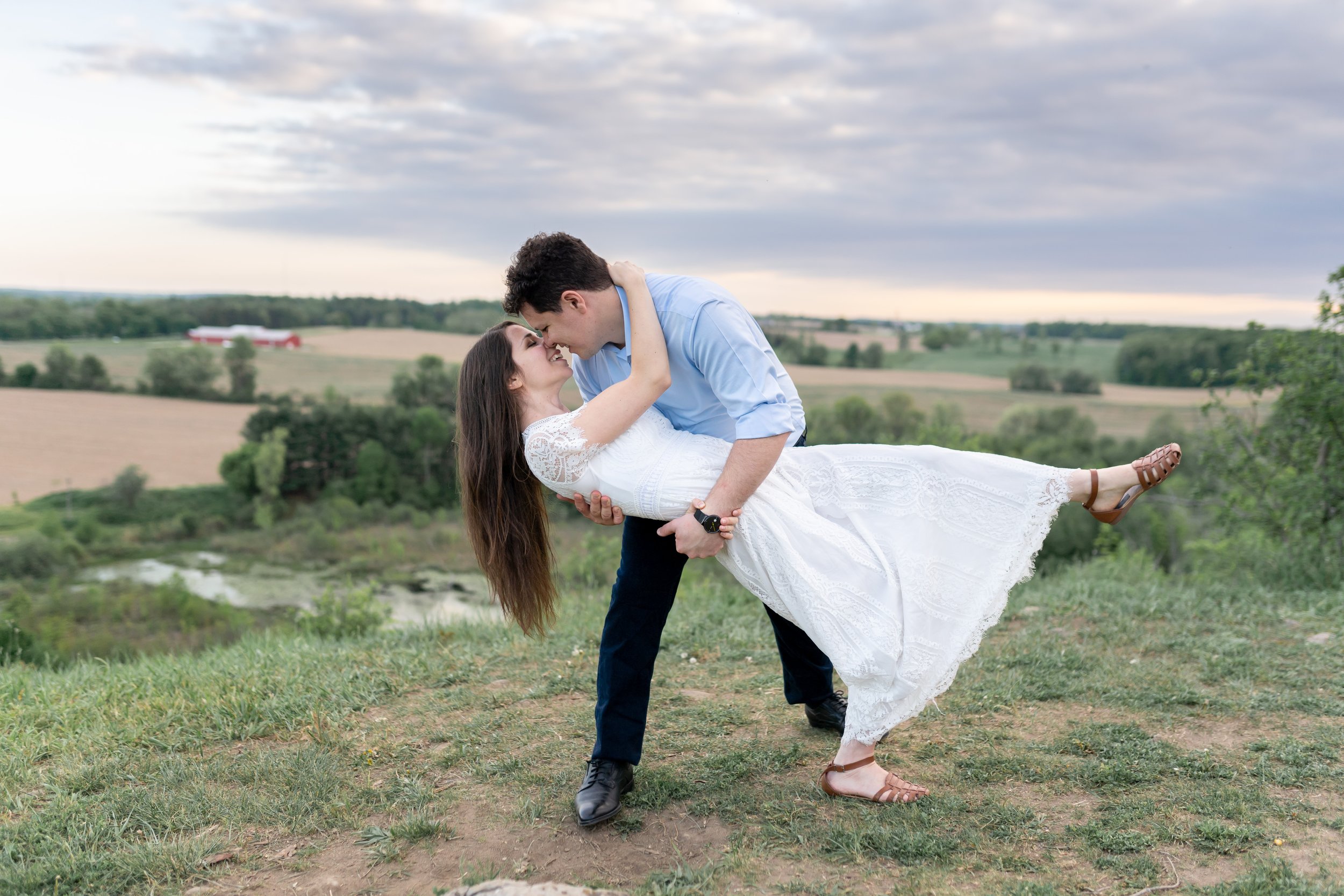 Dryden tract practice, dance dip at Lookout.jpg