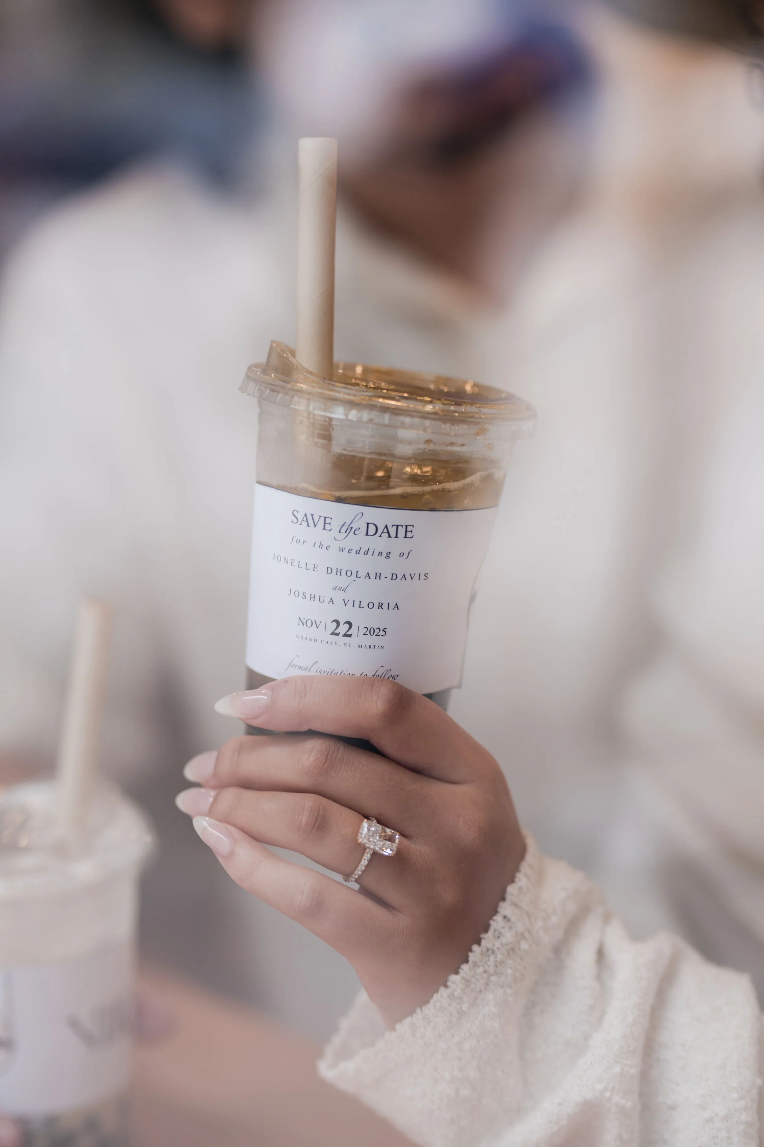 Engagement - Tea Shop Window Invite