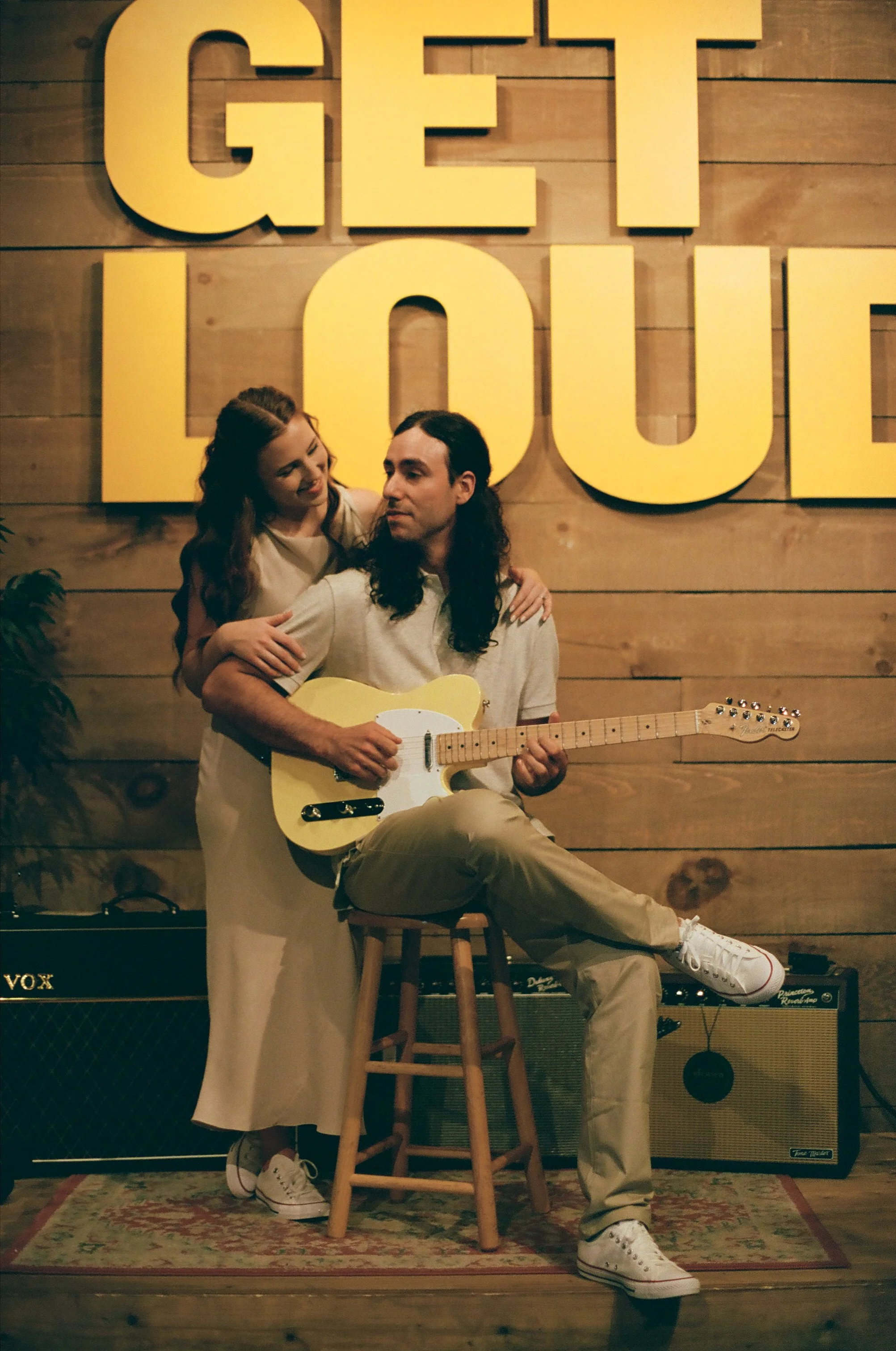 My first professional film shoot, Alanna & Spencer's Engagement - Shot on Kodak Portra 400 - indoors and outdoors, ambient lighting only