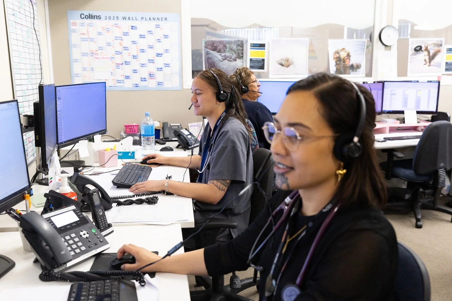 Members of the Te Wairoa Medical Centre team supporting our community through patient coordination, communication, and care management.