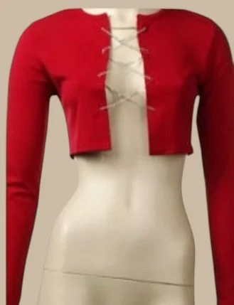 Top red boob and chain long sleeve.JPG
