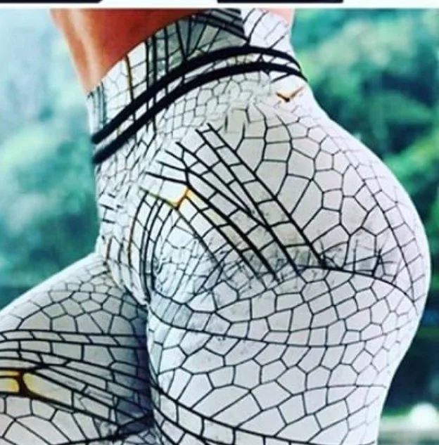 White with Black Scales Leggings | Fierce, Fluid & Unapologetic by Momieeez