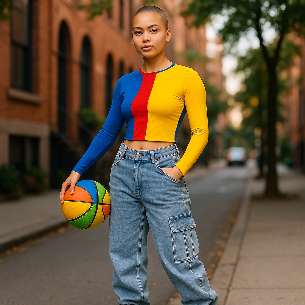 Urban Luxe Cargo Pants — Stone Wash Denim