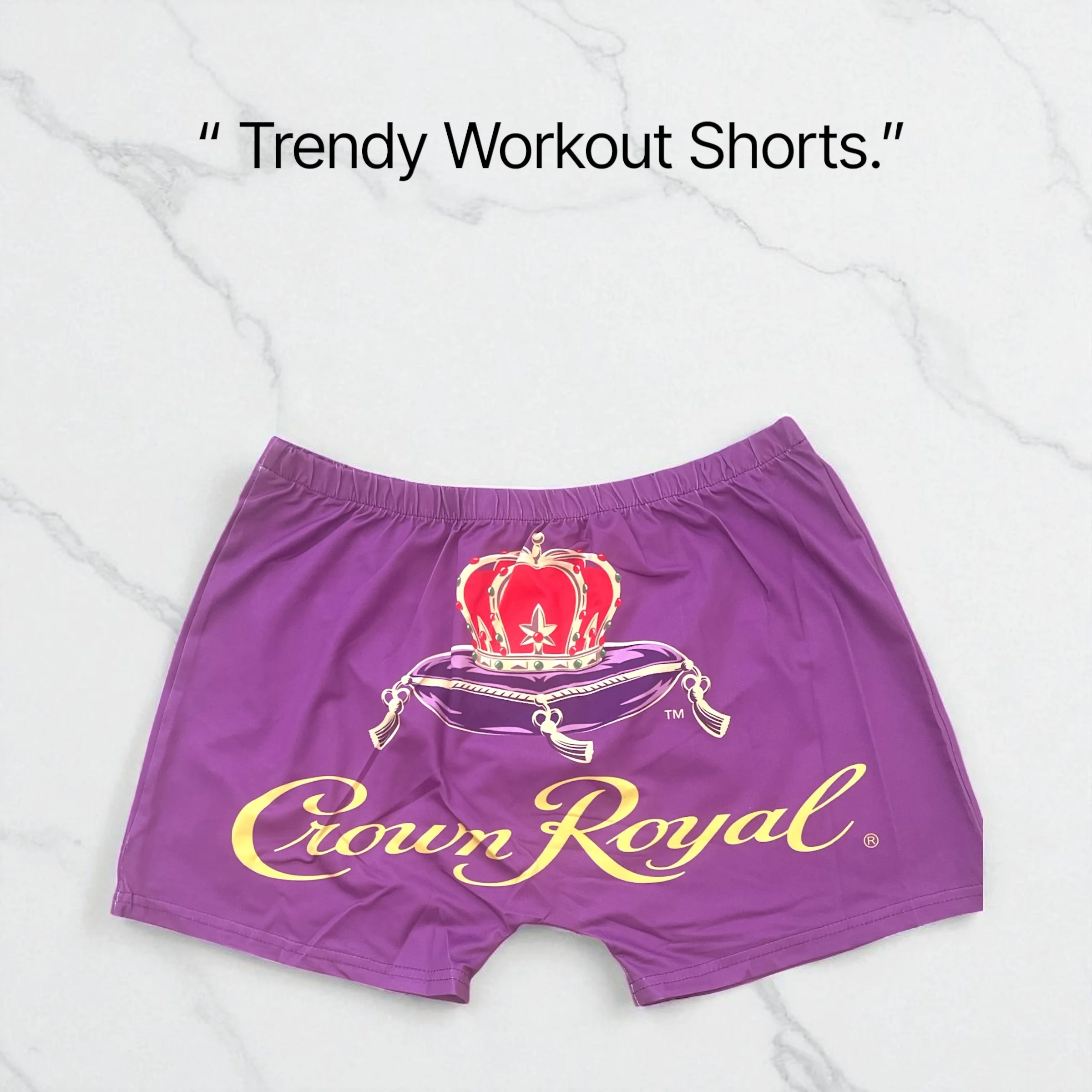 Workout shorts or lounge crown royal.JPG