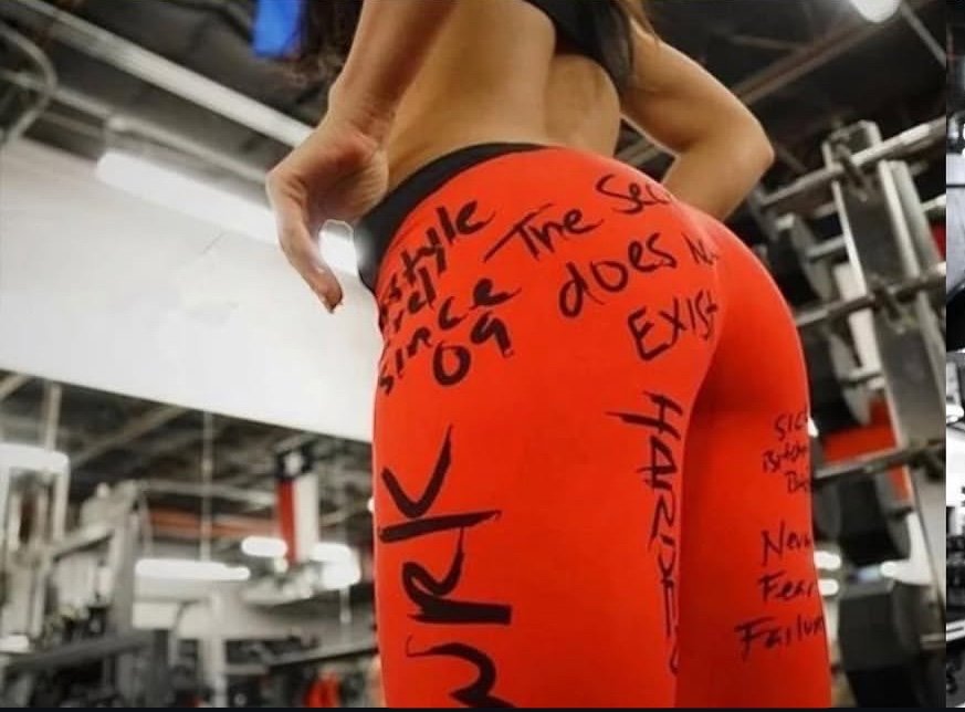 Legging with writing in red.JPG