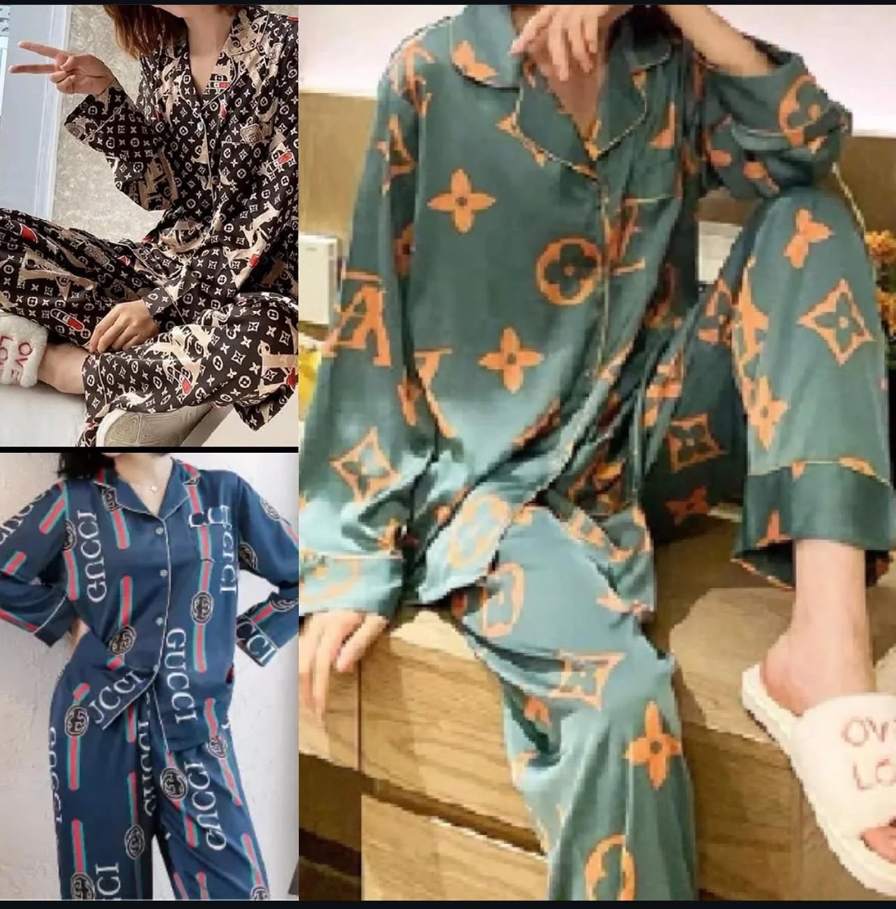 Designer-Inspired Pajama Set