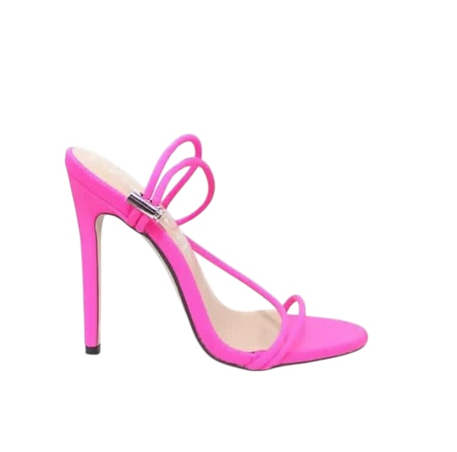 LuxeLine Strappy Stiletto Heels