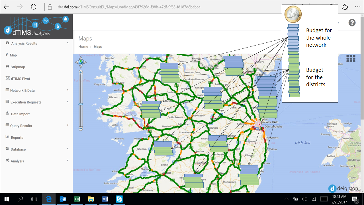 Cross District Analysis with Transport Infrastructure Ireland