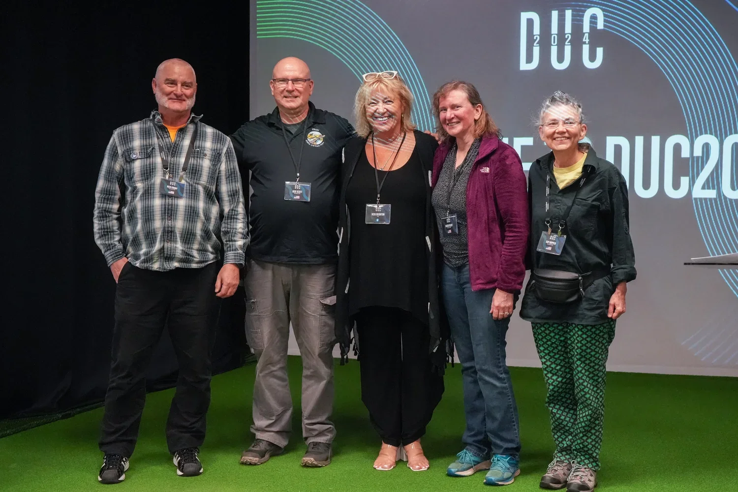 Left to right: Reid Kiniry and Rick Scott, Vermont, Vicki Deighton, CEO, Deighton Associates Ltd, Karen Deasy and Kay Hopper, Vermont