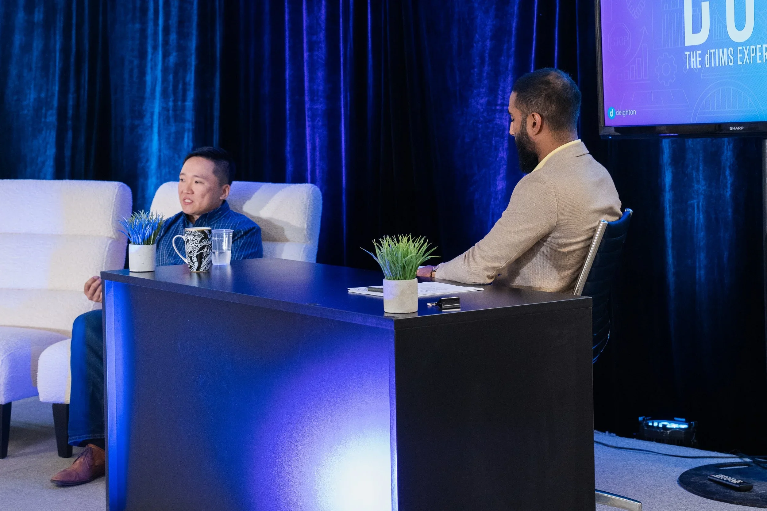 Deighton’s Chris Chau (left) and Menan Nagulendran (right) brought us an in-depth look at dTIMS Operations Management (OM).