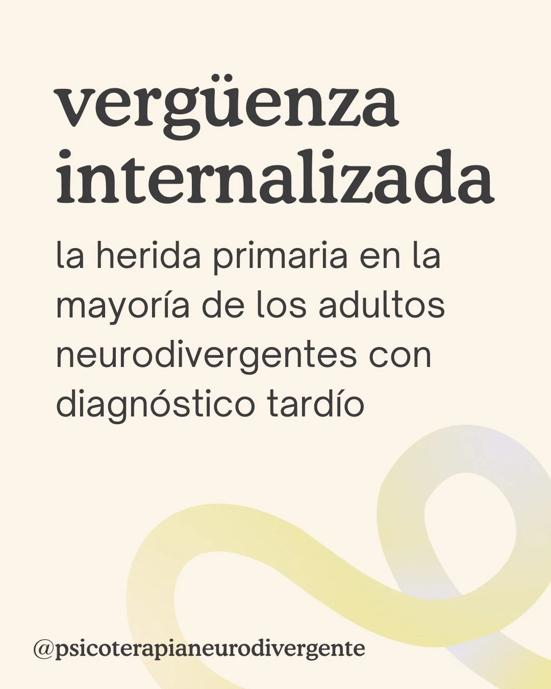 Hablemos de verg&uuml;enza internalizada. Es una tem&aacute;tica recurrente entre mis consultantes neurodivergentes; los errores o desaf&iacute;os del d&iacute;a a d&iacute;a, incluso los m&aacute;s peque&ntilde;os, suelen desencadenar pensamientos n