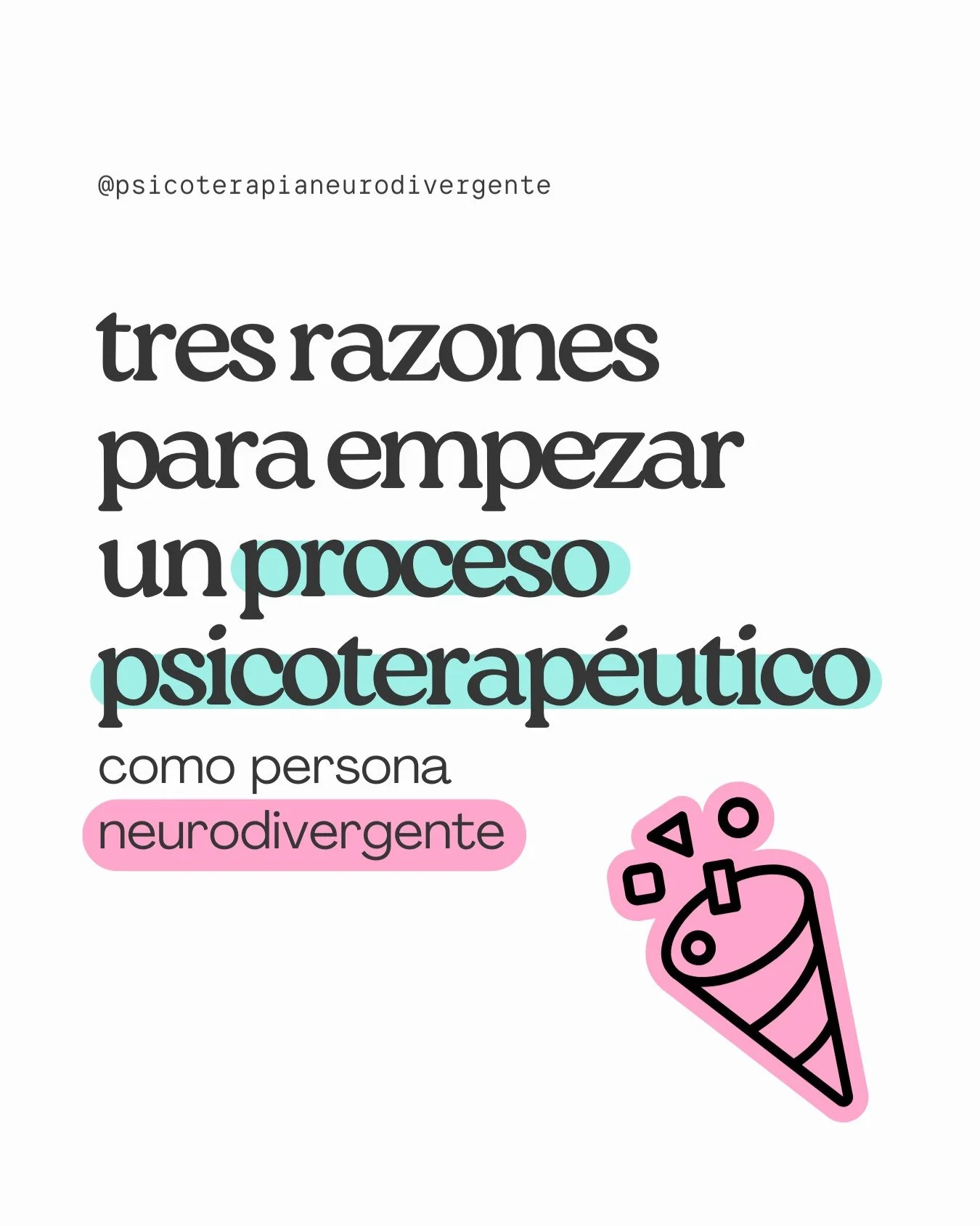 &iquest;Empezar terapia siendo neurodivergente? No es para "arreglarte", es para entenderte. 🧠✨

Muchas veces, el primer paso para buscar ayuda se frena por el miedo a no ser comprendidos/as; a que nos den los mismos consejos de siempre qu