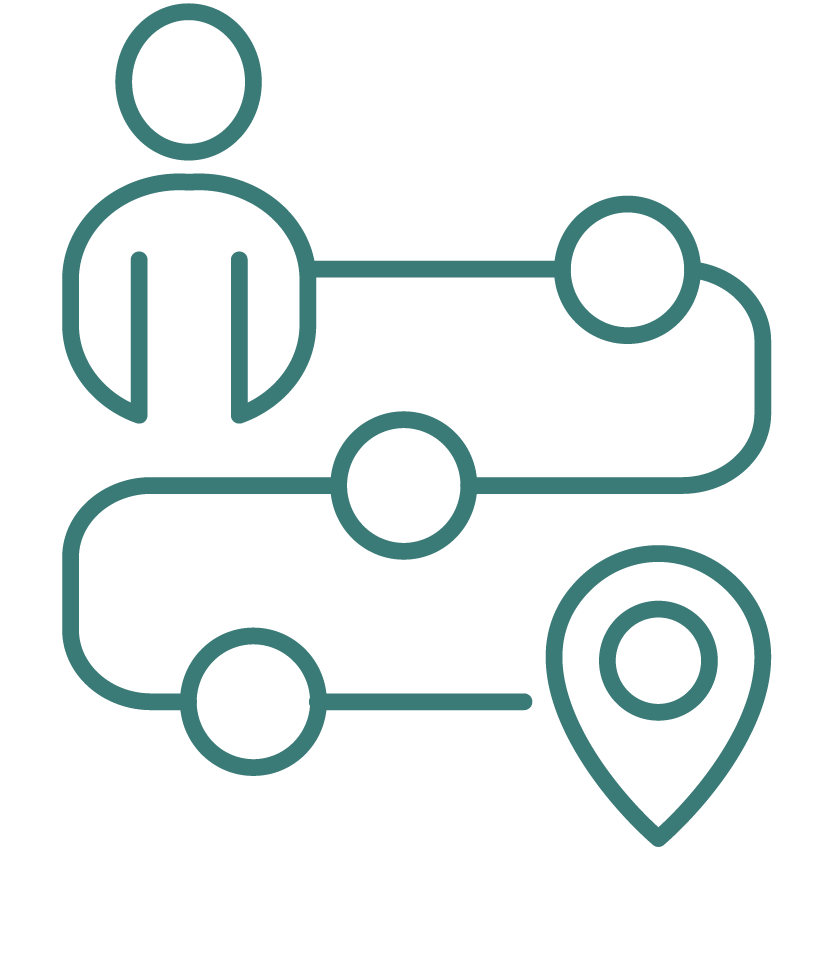 Icon that represents designed programs and governance in participating businesses.