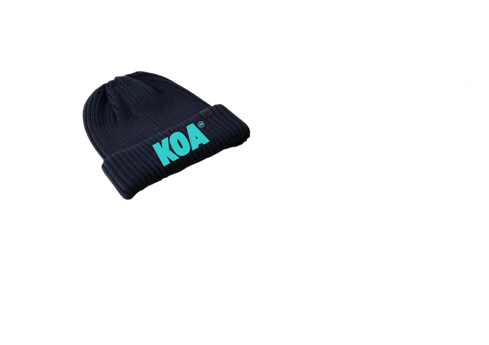 Navy Beanie | Embroidered Logo