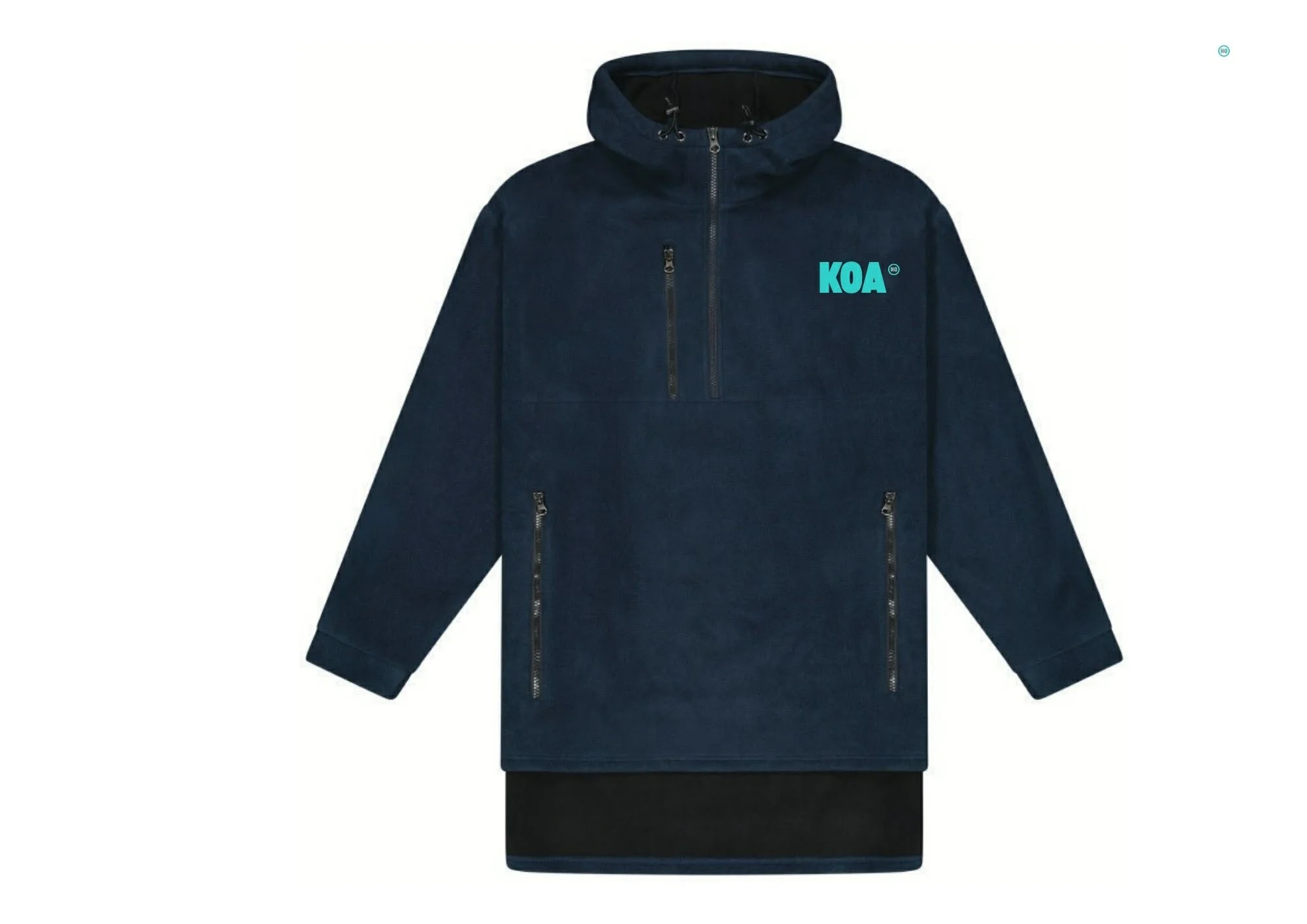 Navy Fleece | Embroidered