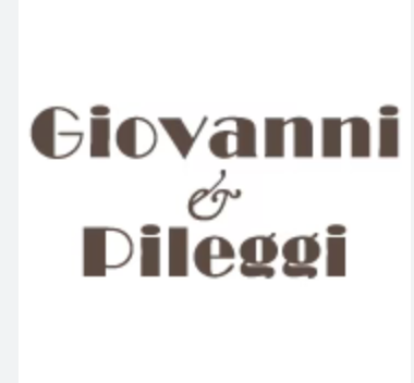Text image with the words 'Giovanni & Pileggi' in brown font