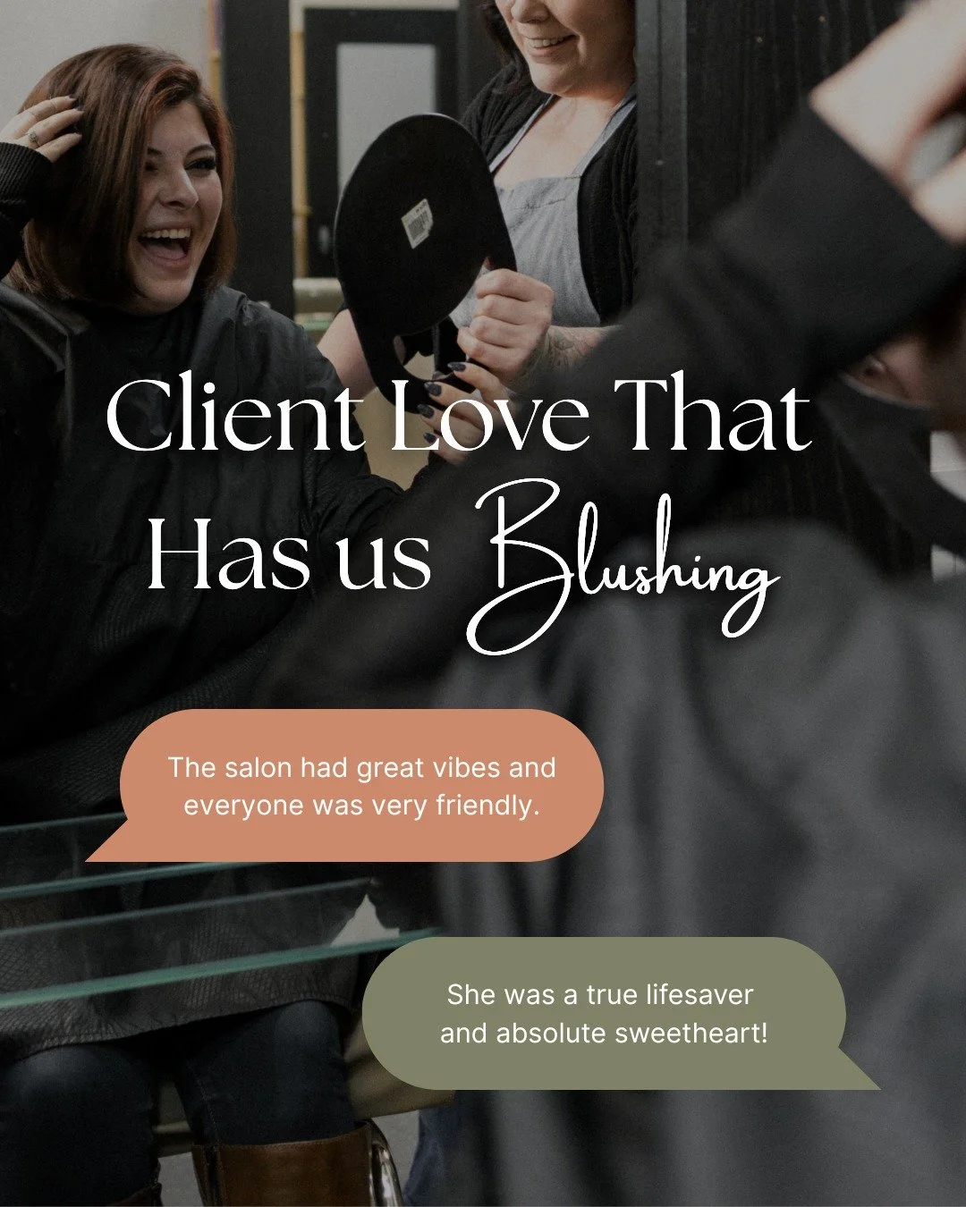 We&rsquo;re so grateful for our amazing clients who trust us to make them feel beautiful and cared for. 💖

Ready for your own salon experience that&rsquo;ll have you blushing, too? ☺️ Book your appointment today!